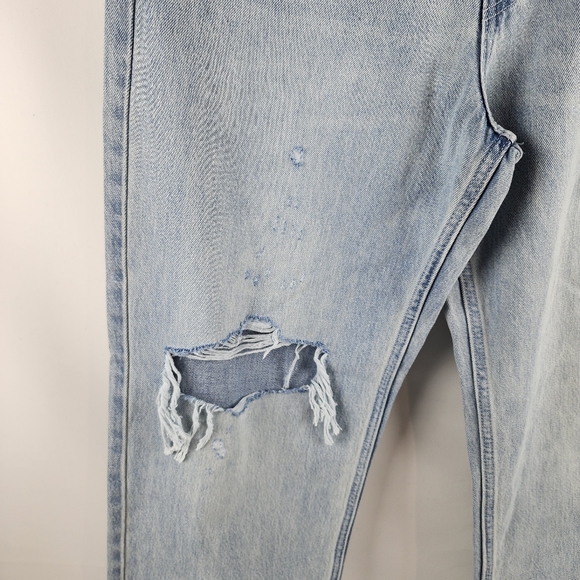 Levi's Silvertab Loose Fit Distressed Light Blue Jeans Mens Size 32x32 NWT - Picture 8 of 16